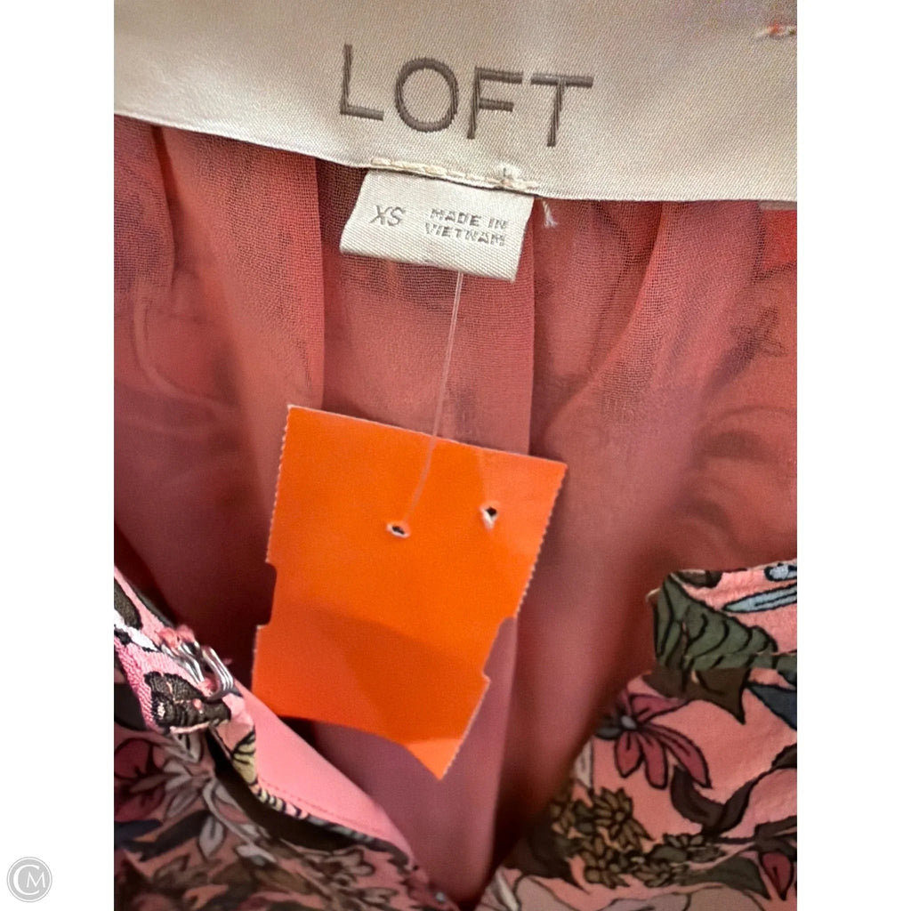 Dress Casual Short By Loft In Pink, Size: Xs