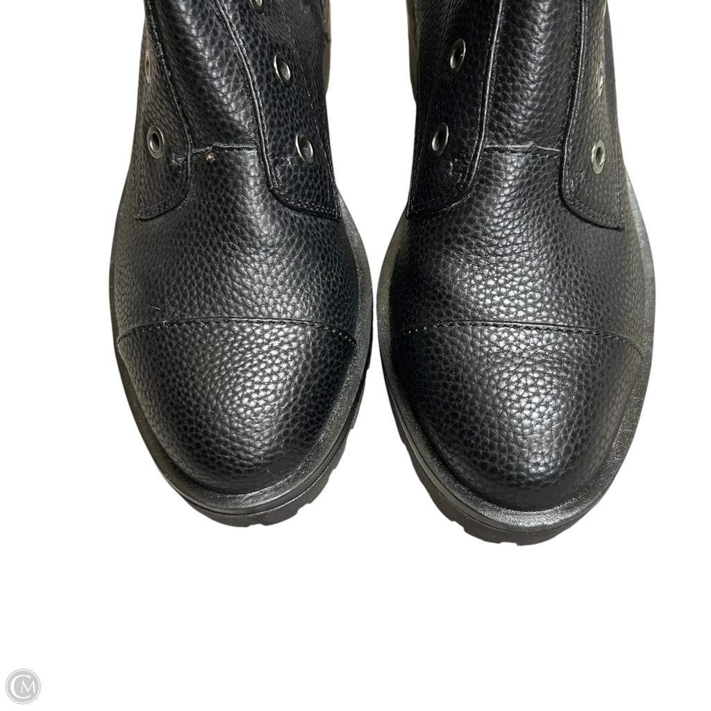 Boots Designer By Karl Lagerfeld In Black, Size: 5.5