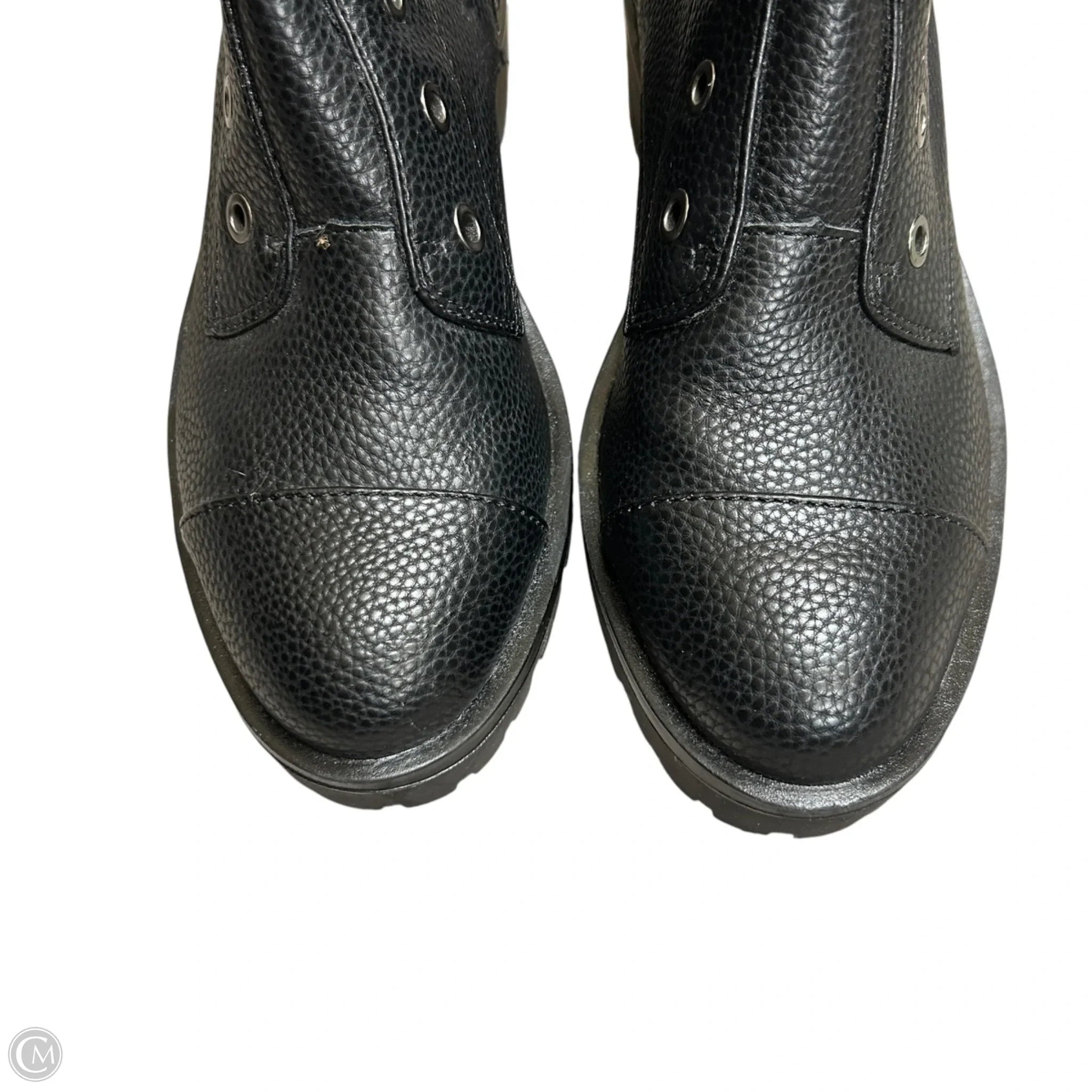 Boots Designer By Karl Lagerfeld In Black, Size: 5.5