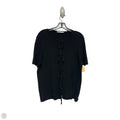 Top Short Sleeve By Abercrombie And Fitch In Black, Size: L