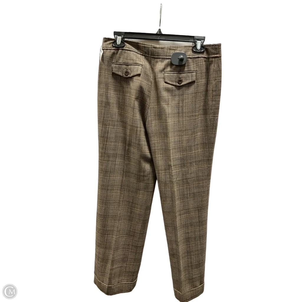 Pants Wide Leg By Ann Taylor In Brown, Size: S