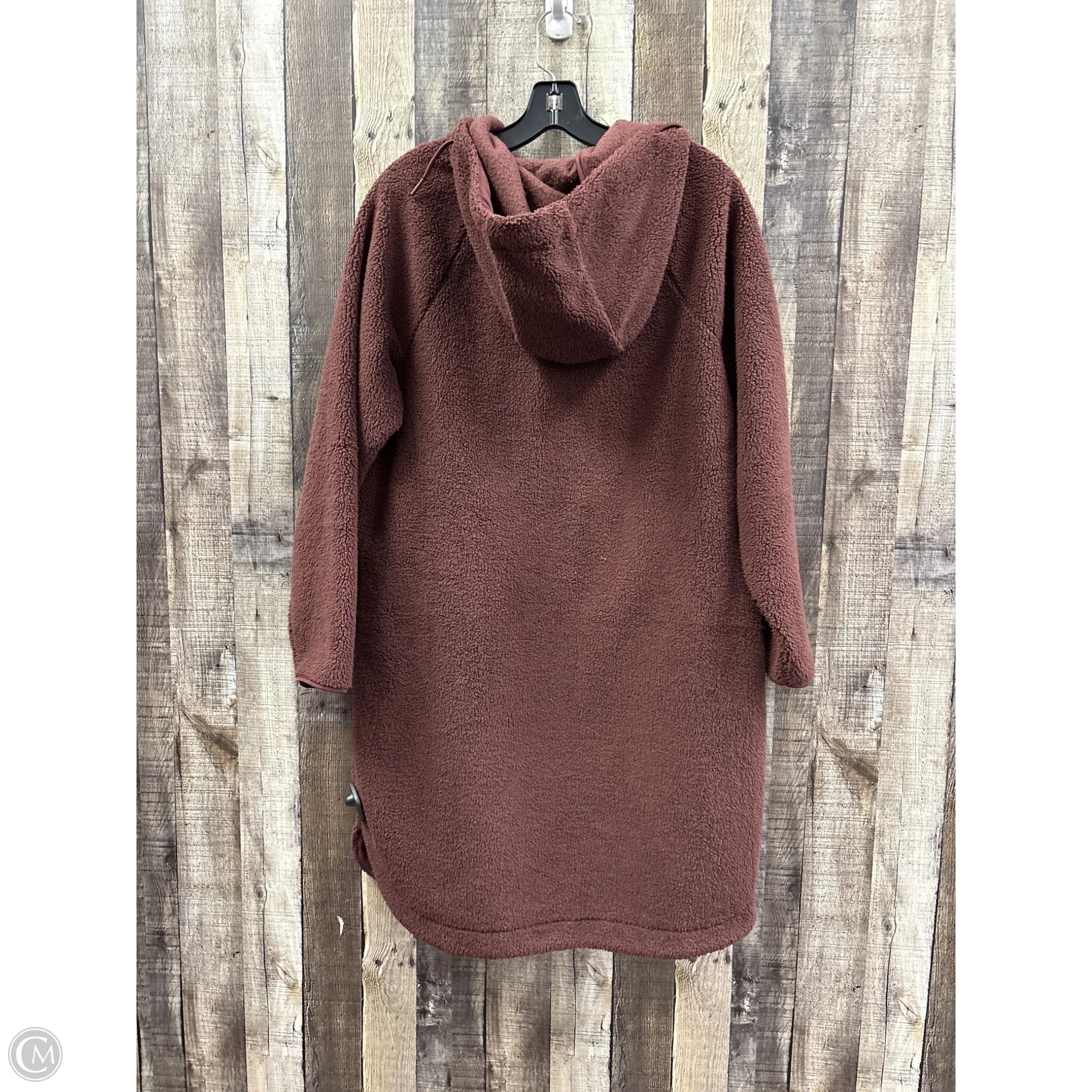 Jacket Faux Fur & Sherpa By Ultra Flirt In Brown, Size: S