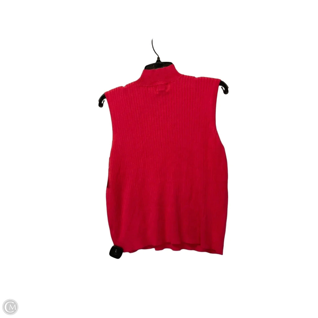 Top Sleeveless By Worthington In Pink, Size: Xxl