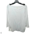 Top 3/4 Sleeve Designer By Lilly Pulitzer In White, Size: XXL
