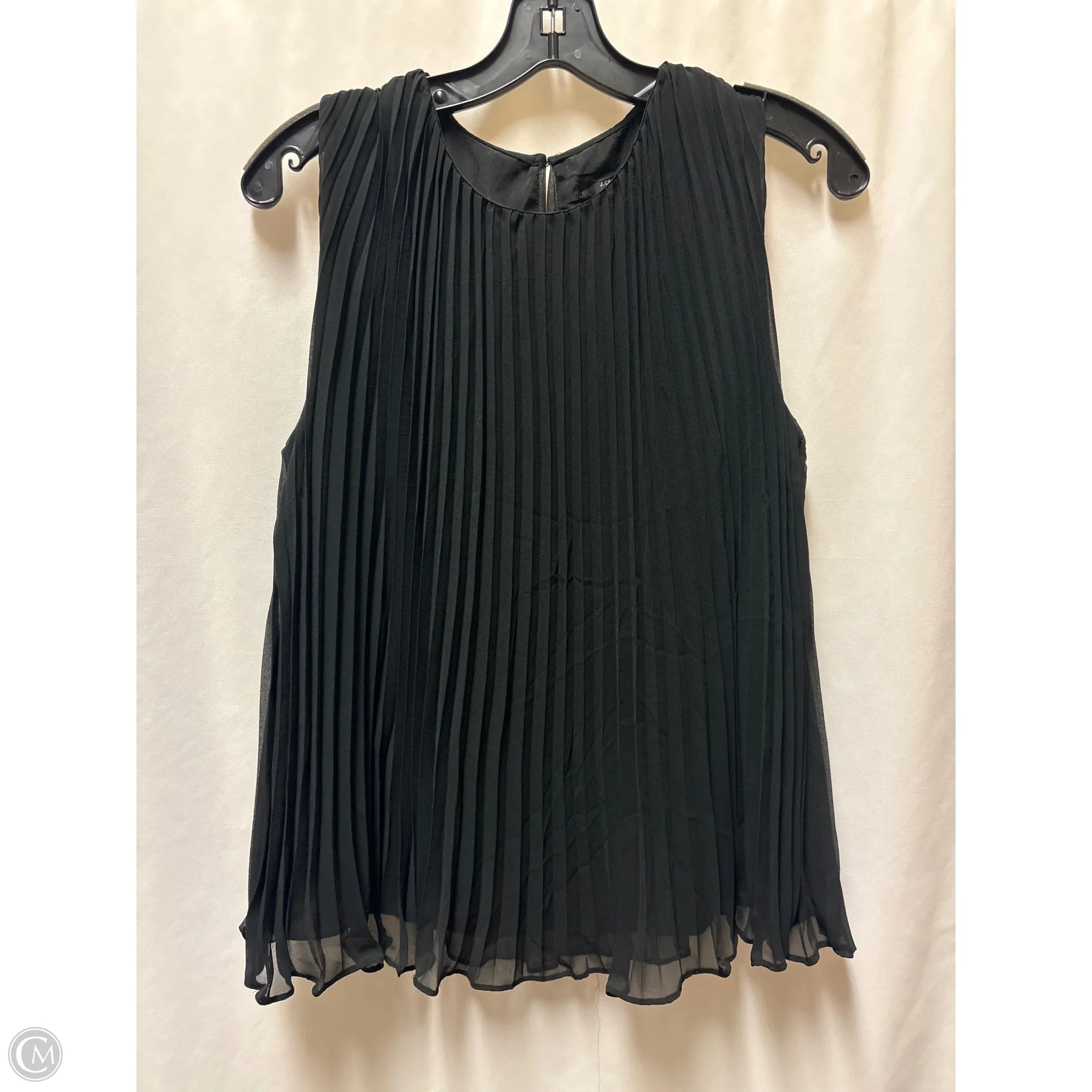 Top Sleeveless By J. Crew In Black, Size: M