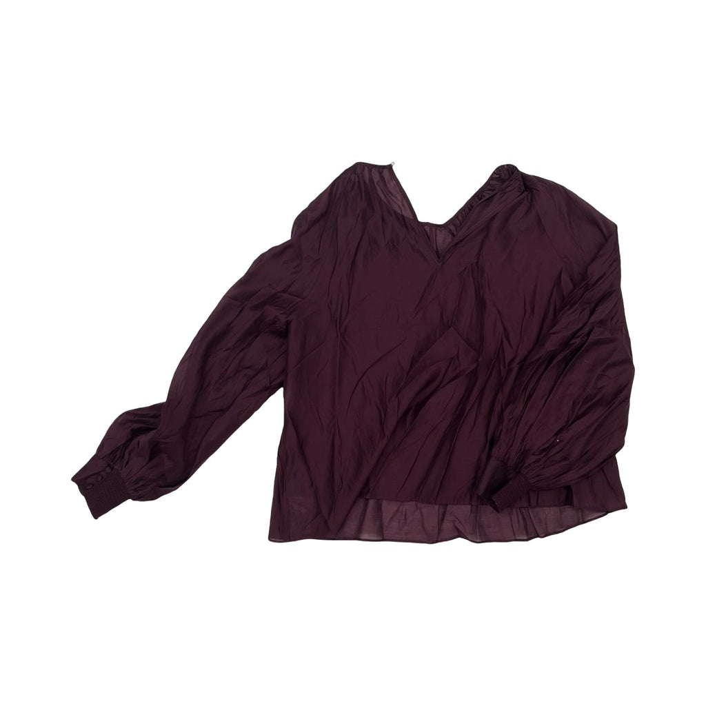 Blouse Ls By Astr In Purple, Size:M