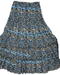 Skirt Maxi By Clothes Mentor In Blue & Brown, Size:L