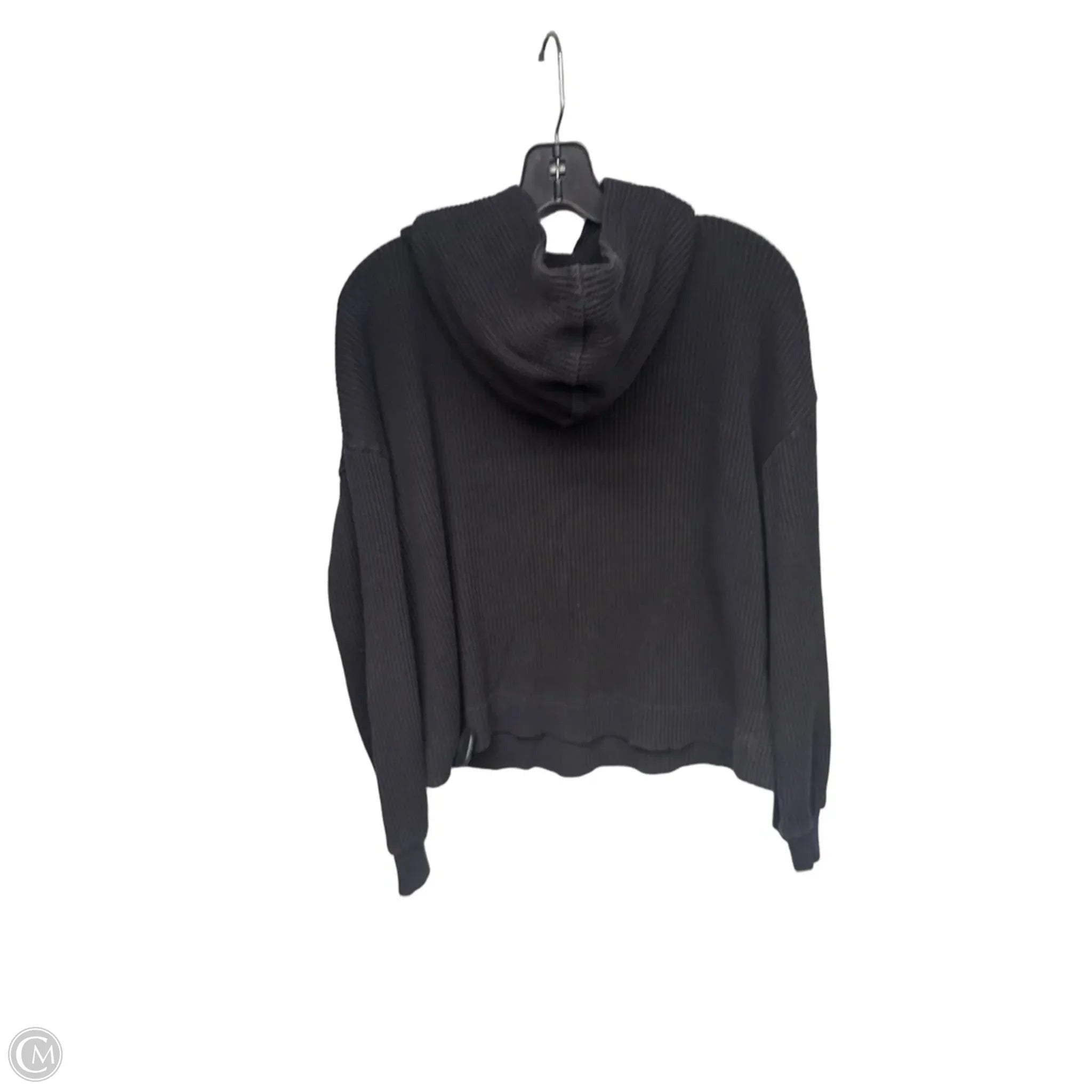 Sweatshirt Hoodie By Gap In Black, Size: S