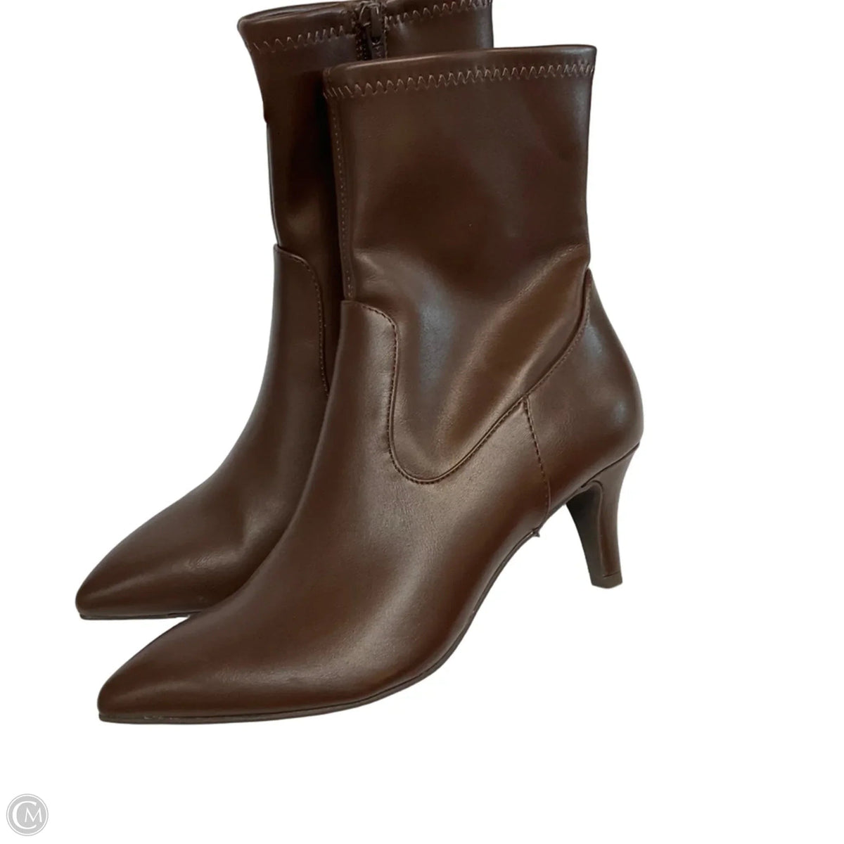 Boots Ankle Heels By Dolce Vita In Brown, Size: 10