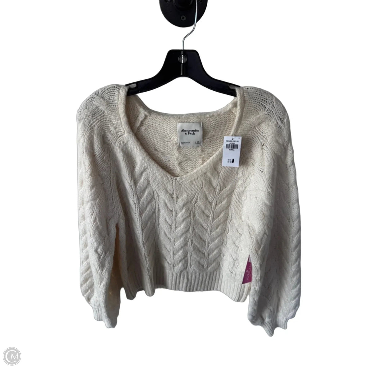 Sweater By Abercrombie And Fitch In Cream, Size: Xs