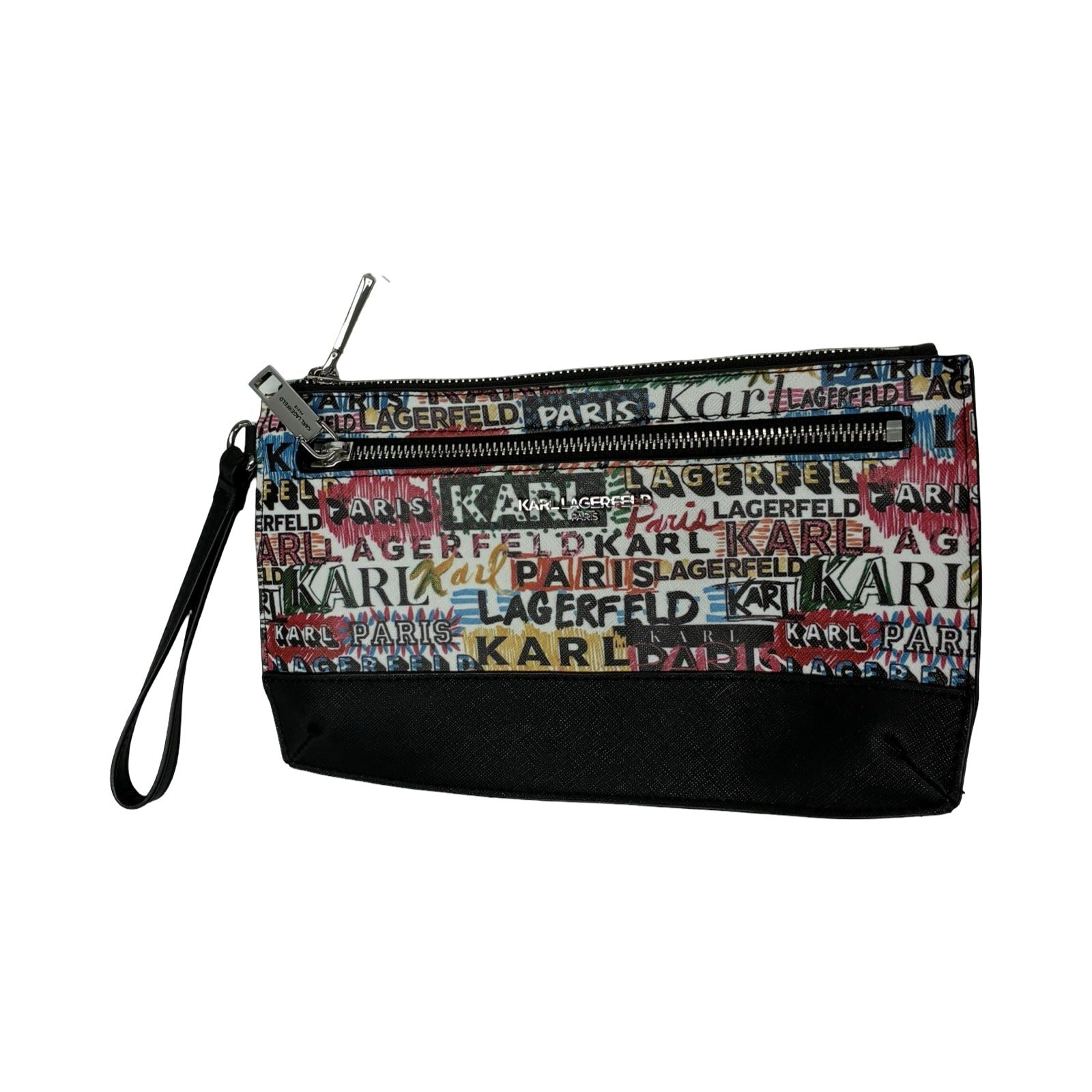 Wristlet Designer By Karl Lagerfeld In Multi, Size:Medium