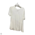 Top Short Sleeve Basic By Lane Bryant In White, Size: 1x