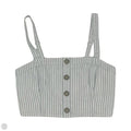 Top Sleeveless By Abercrombie And Fitch In Blue & White, Size: Xs