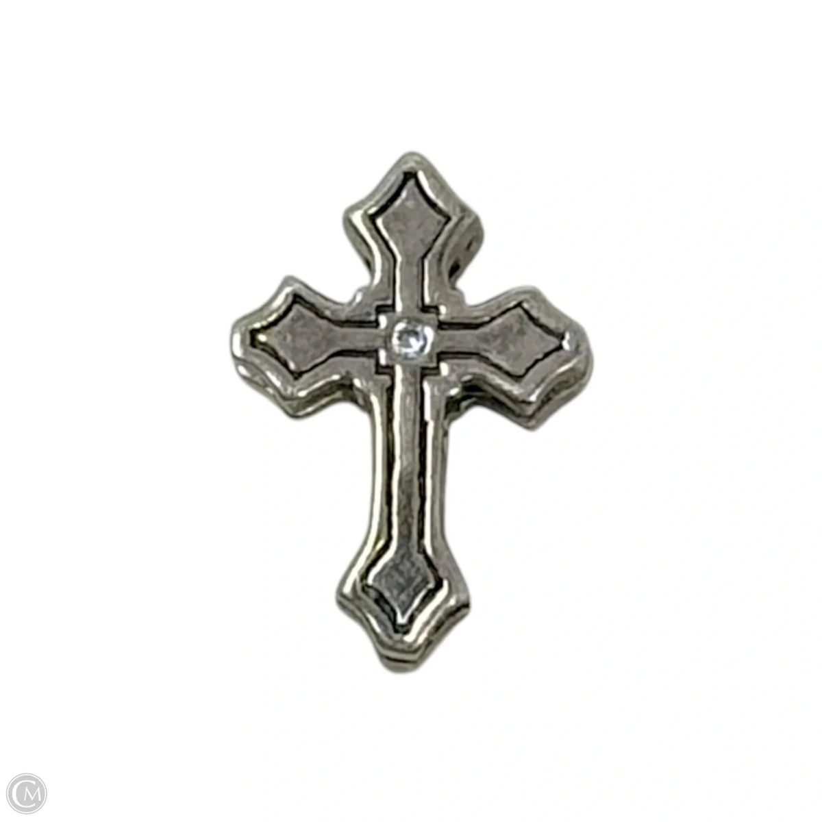 Cross Sterling Silver Clip Bracelet Charm