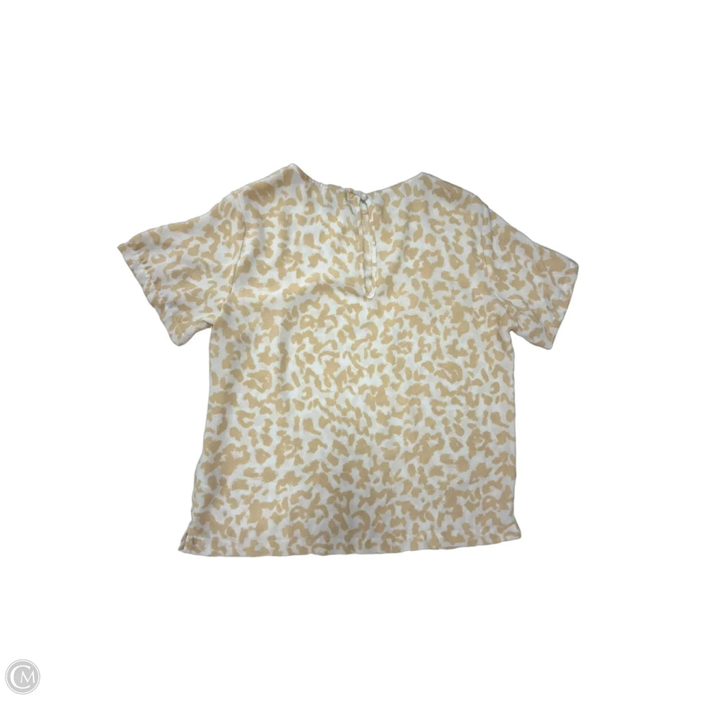 Top Short Sleeve By A New Day In Animal Print, Size: M