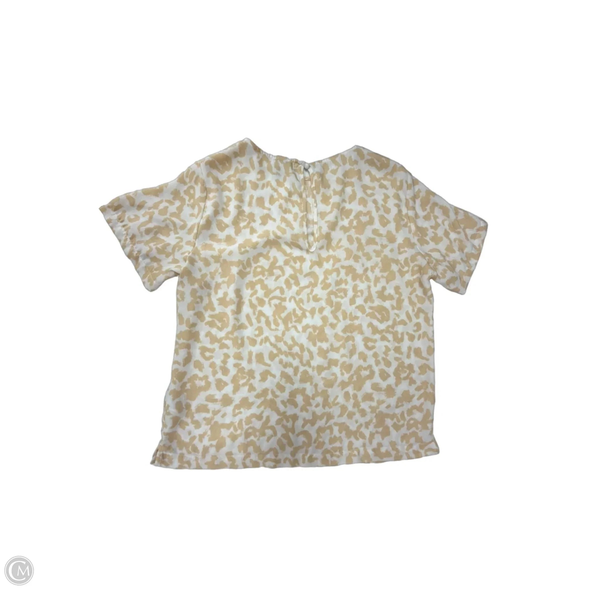 Top Short Sleeve By A New Day In Animal Print, Size: M