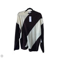 Sweater By Liz Claiborne In Brown & Cream, Size: Xxl