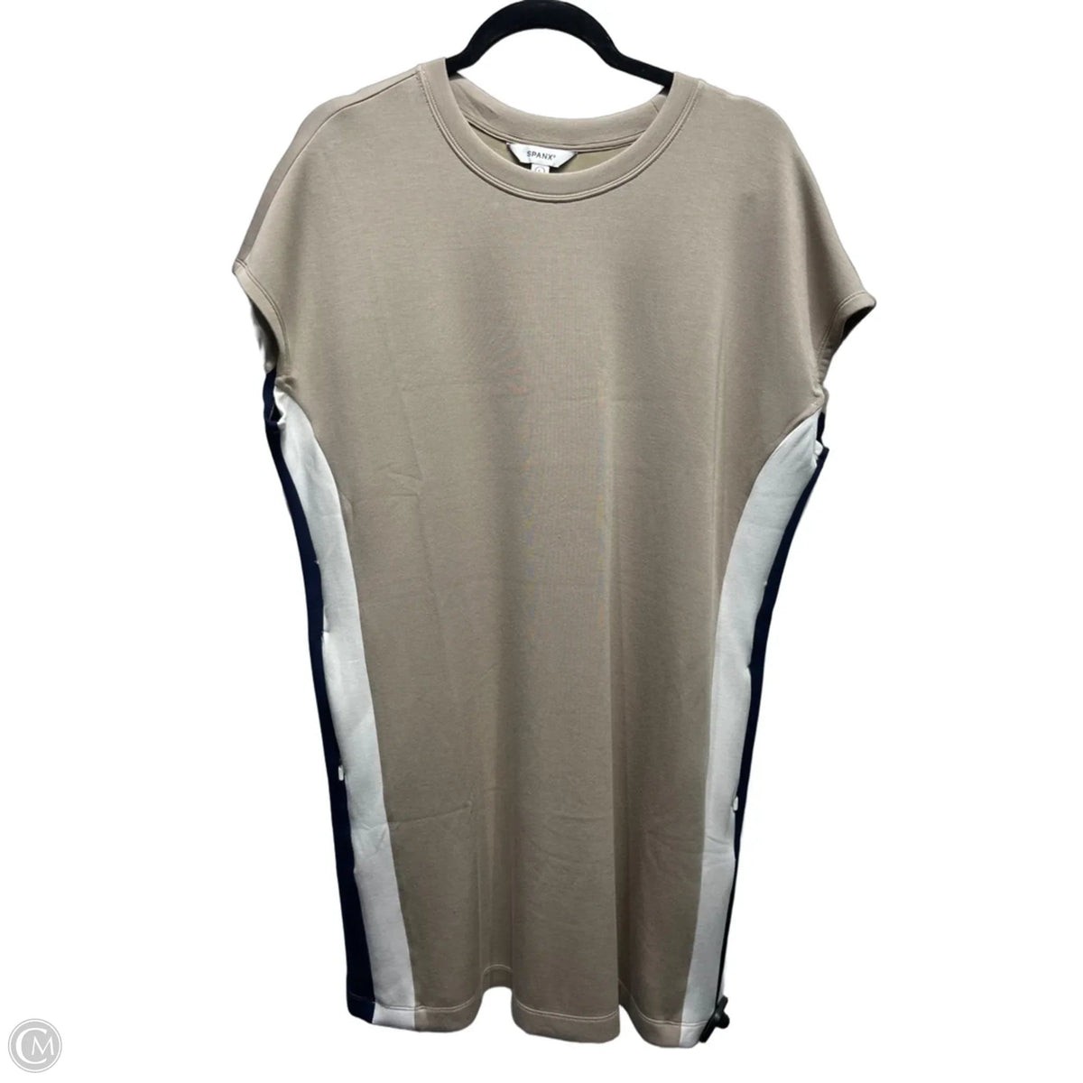 Dress Casual Short By Spanx In Blue & Tan, Size: L