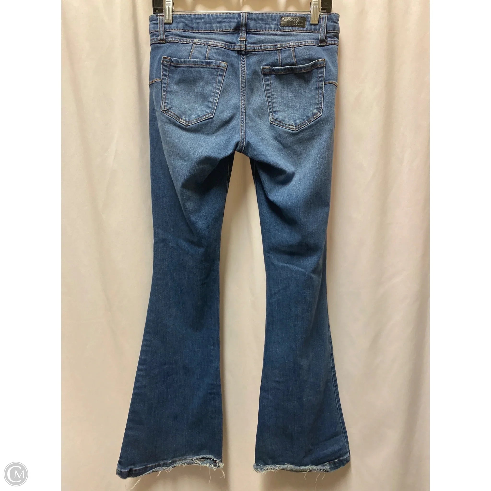 Jeans Flared By Clothes Mentor In Blue Denim, Size: 6