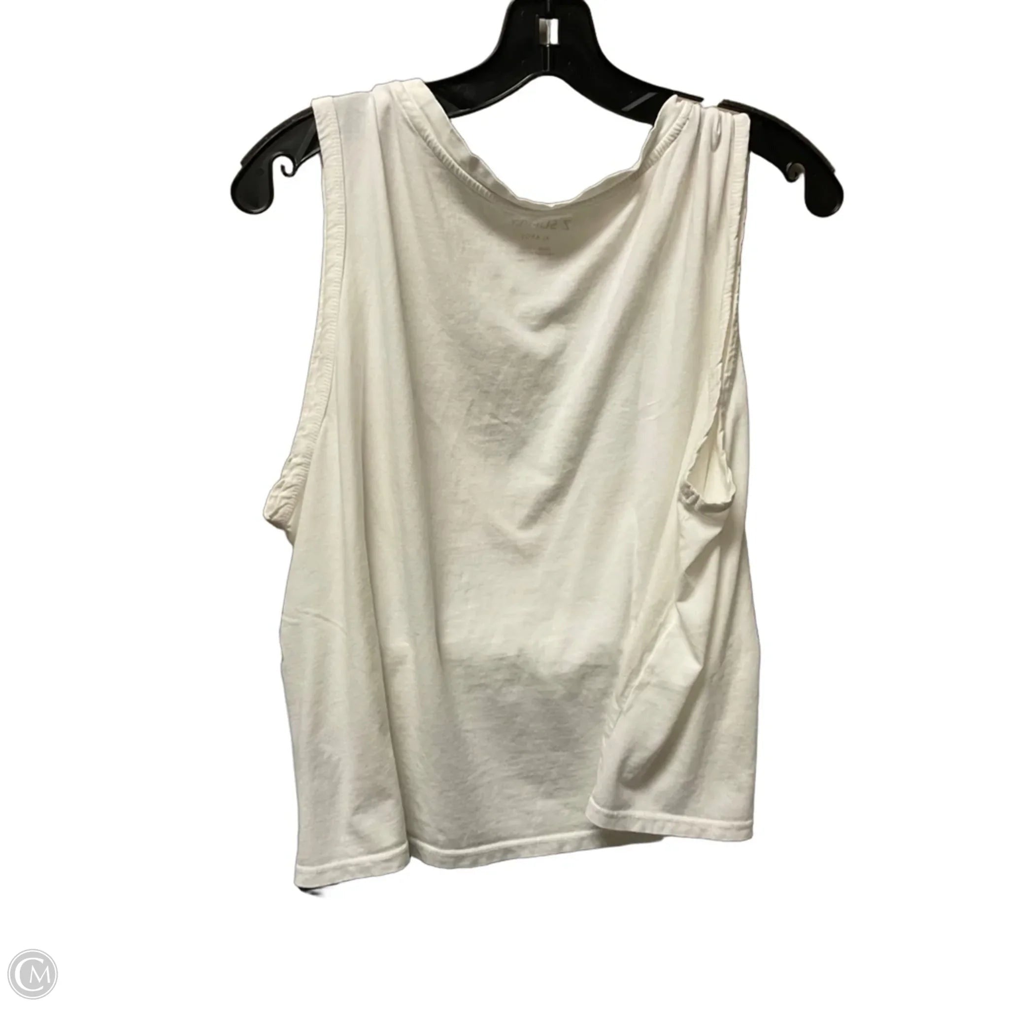 Top Sleeveless Basic By Z Supply In White, Size: Xl