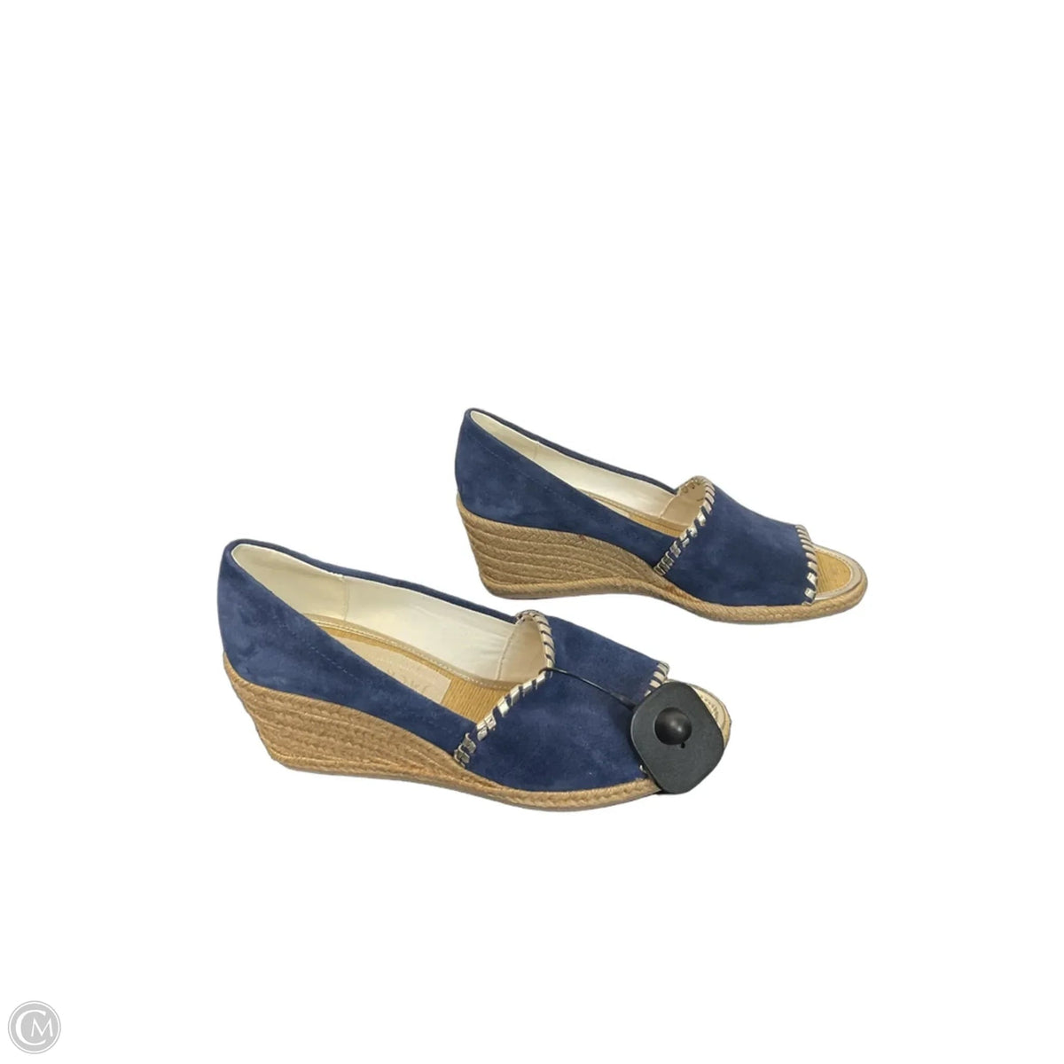 Sandals Heels Wedge By Jack Rogers In Blue, Size: 8