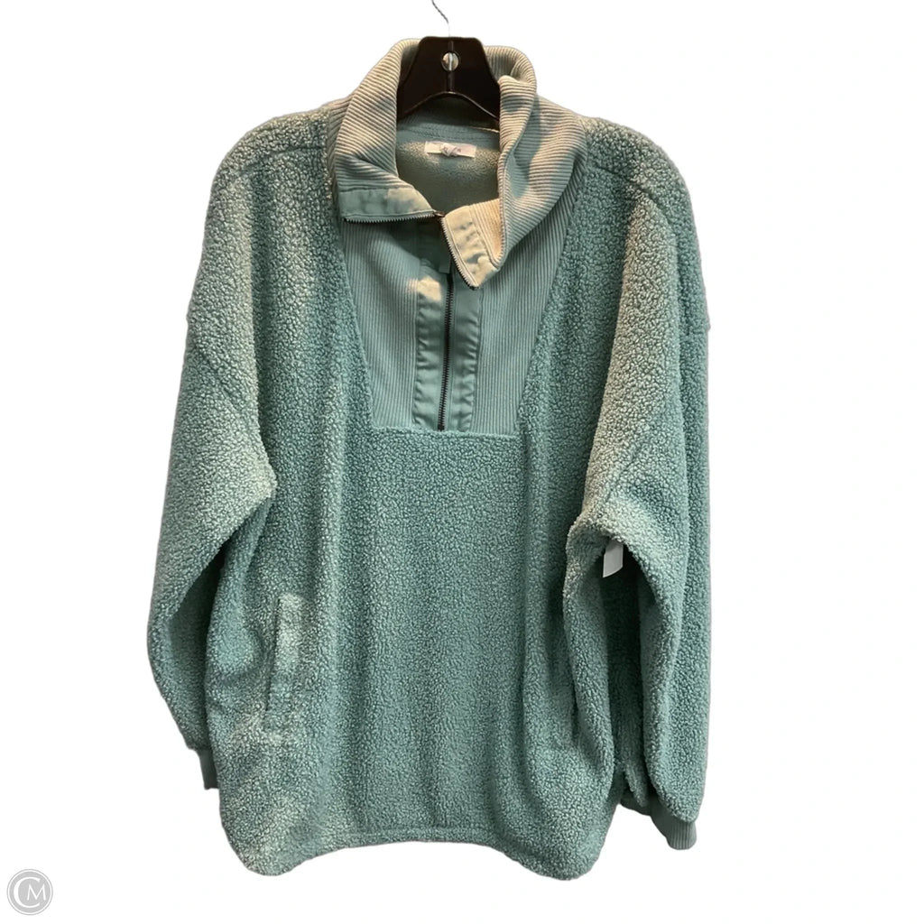 Sweatshirt Collar By Maurices In Green, Size: Xl