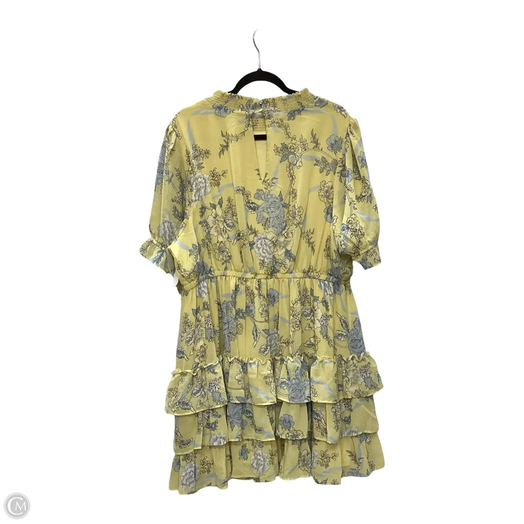 Dress Casual Short By Torrid In Yellow, Size: 3x