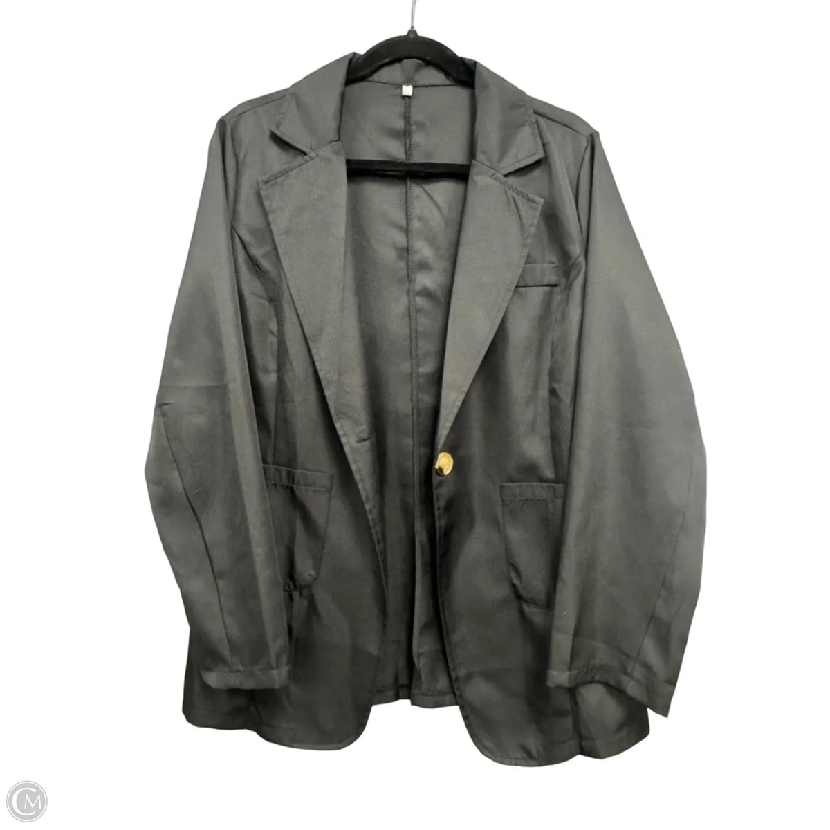 Blazer By Clothes Mentor In Black, Size: 2x