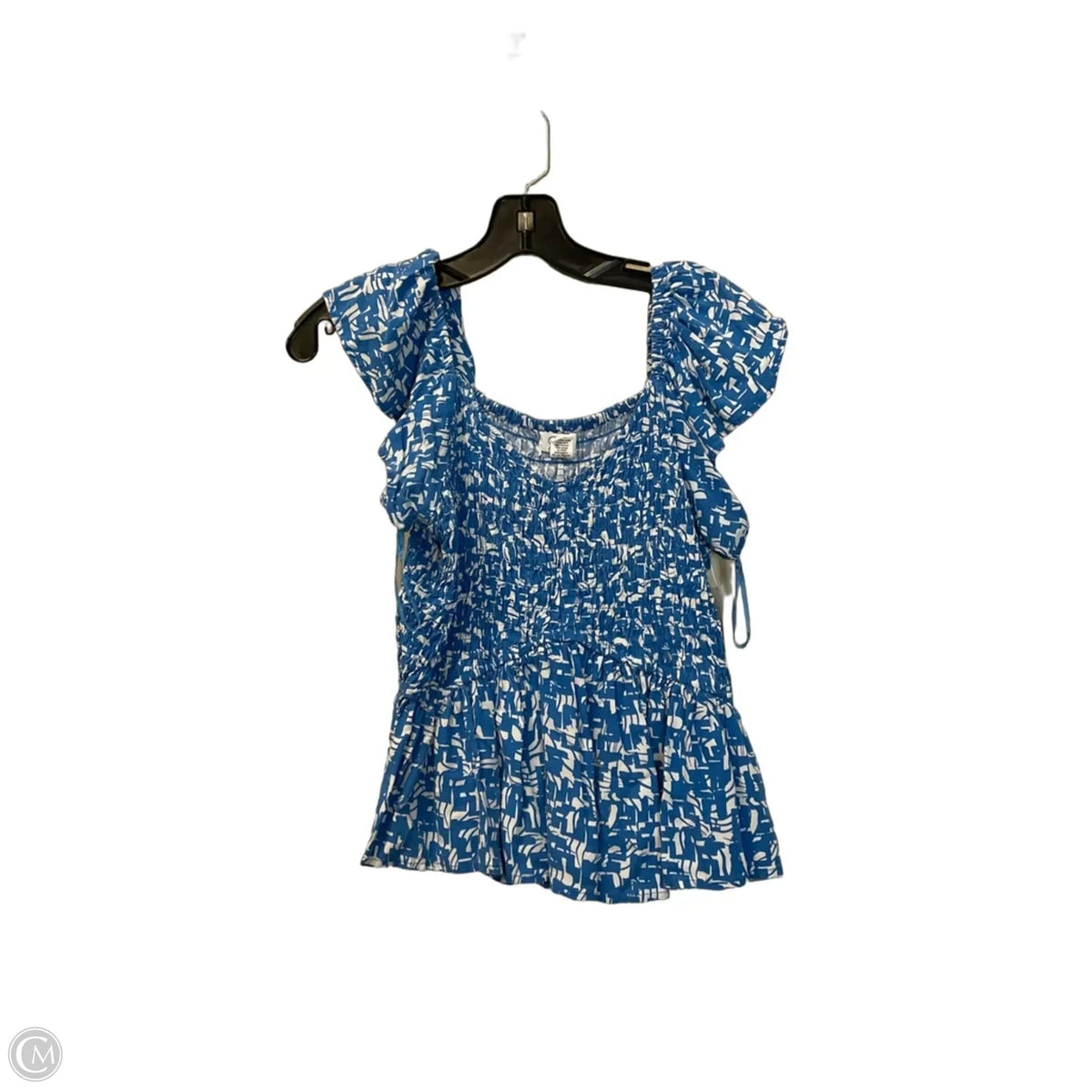 Top Short Sleeve By Japna In Floral Print, Size: M