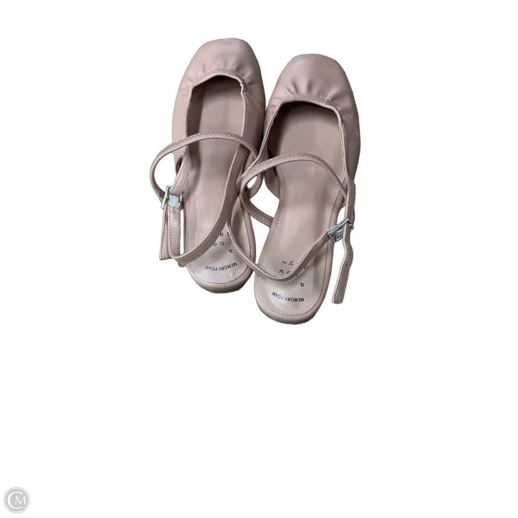 Shoes Flats By A New Day In Tan, Size: 6.5