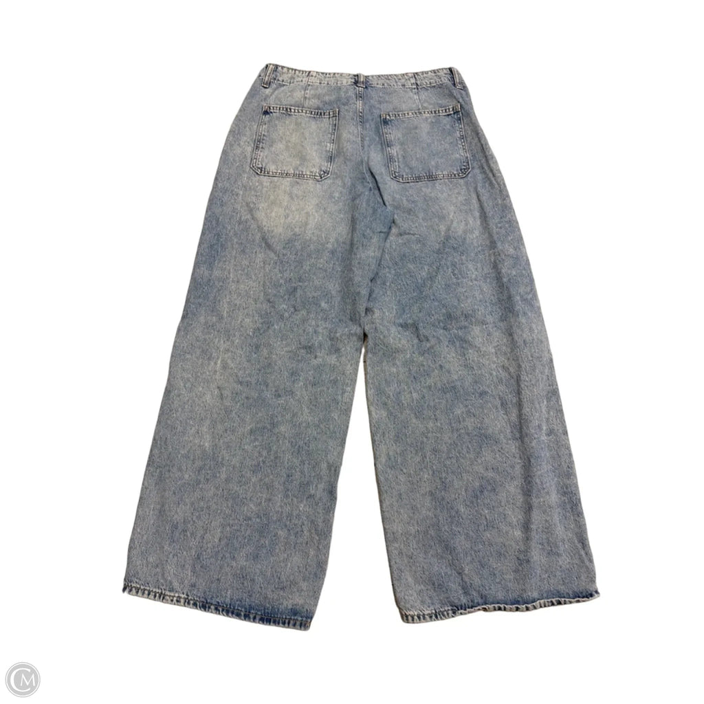 Jeans Wide Leg By Old Navy In Blue Denim, Size: 12