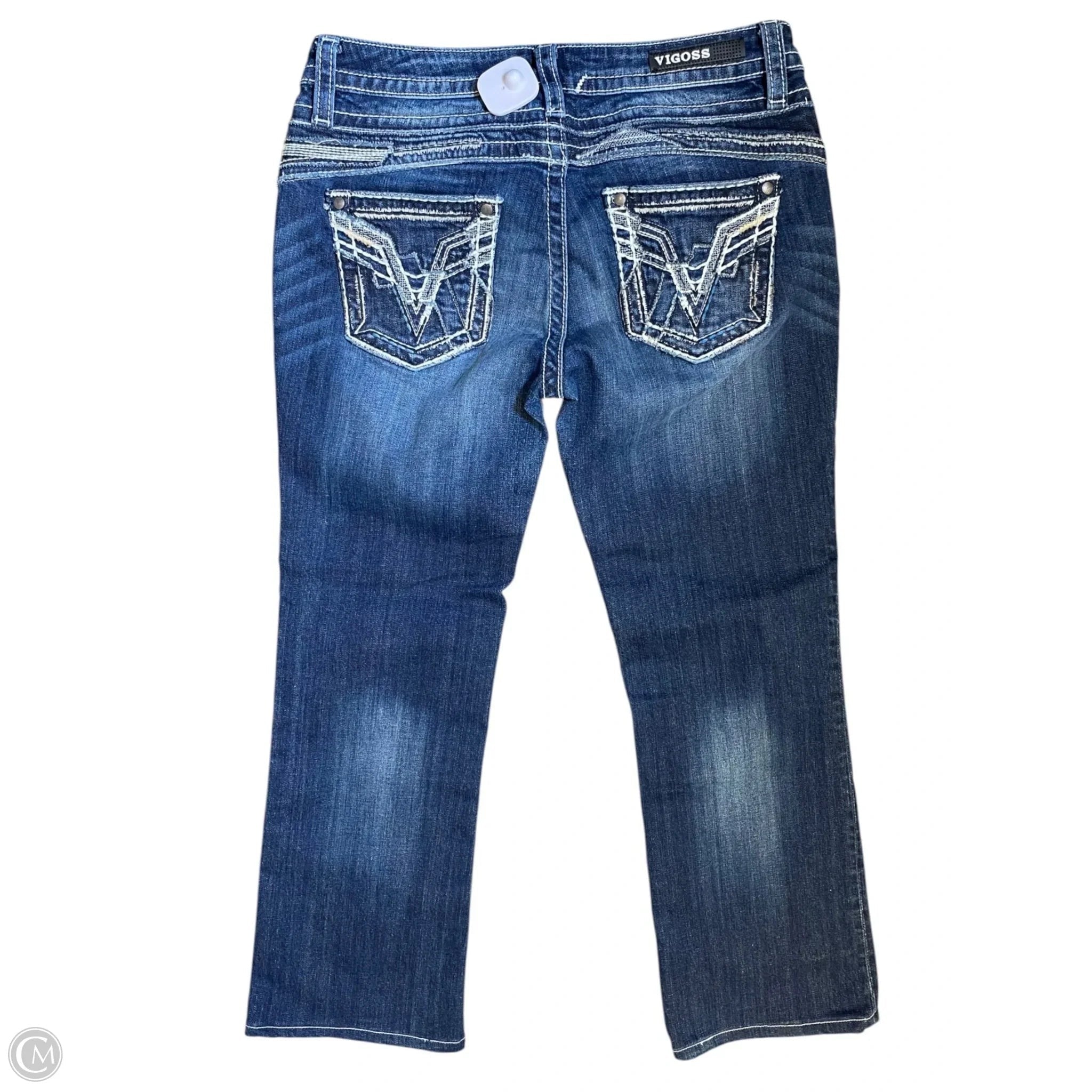 Jeans Boot Cut By Vigoss In Blue Denim, Size: 10