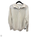 Athletic Sweatshirt Collar By Offline In White, Size: M