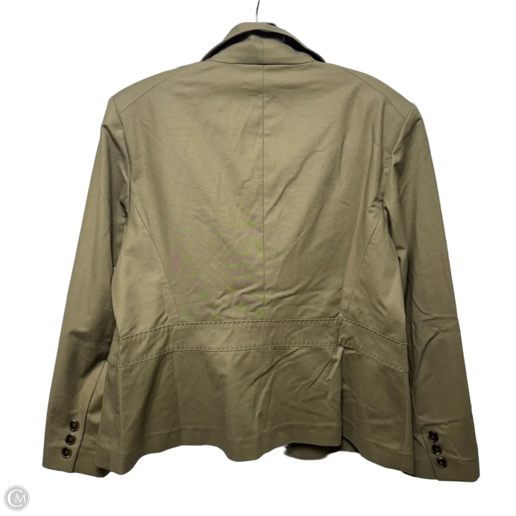 Jacket Designer By Lafayette 148 In Green, Size: 16p