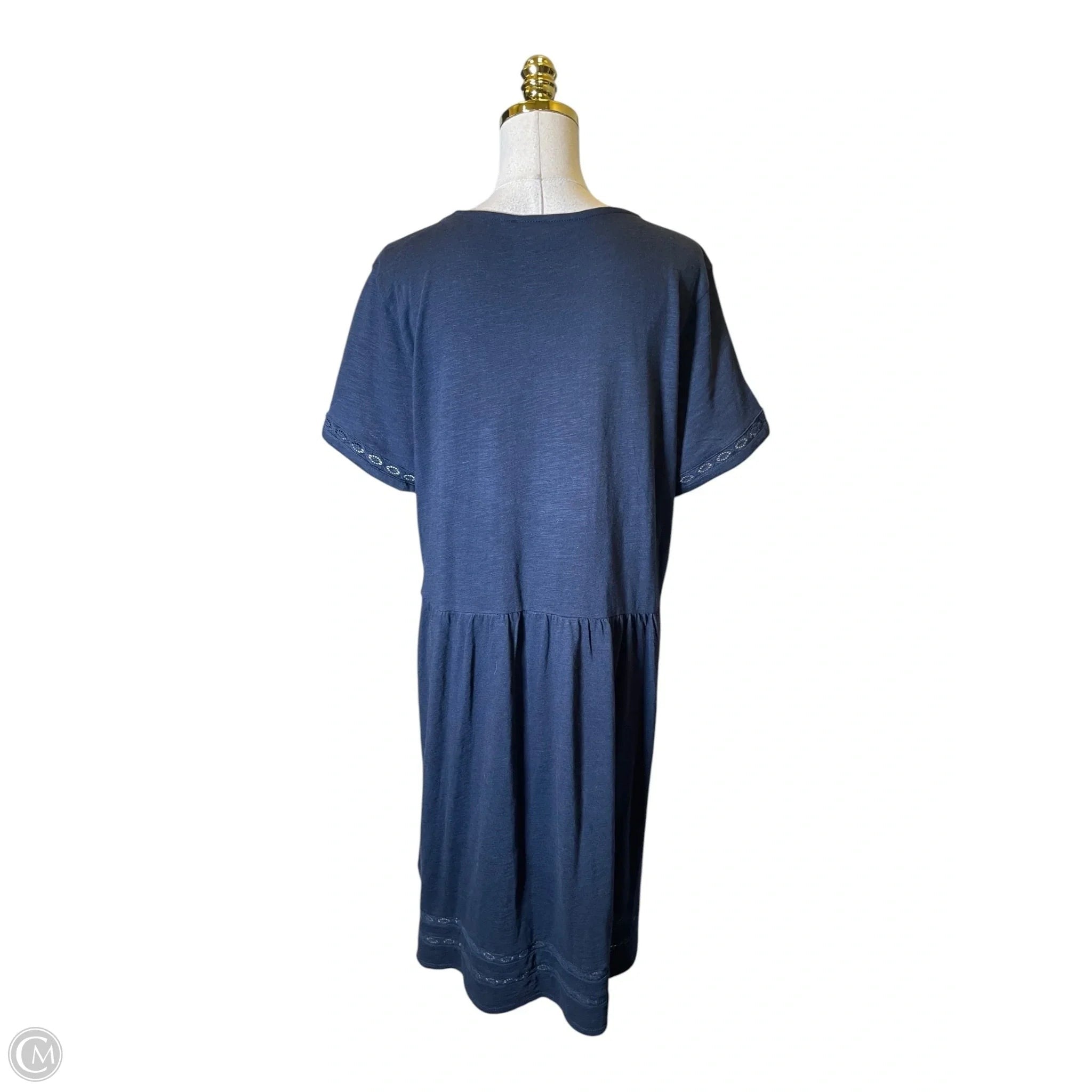 Dress Casual Maxi By J. Jill In Navy, Size: Xl