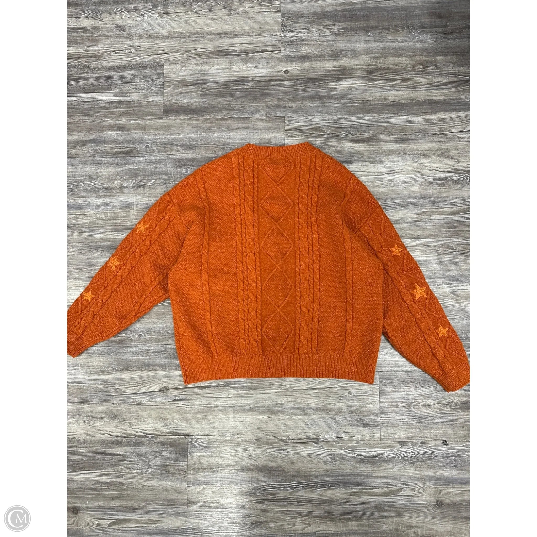 Sweater Cardigan By Taylor Swift In Orange, Size: M