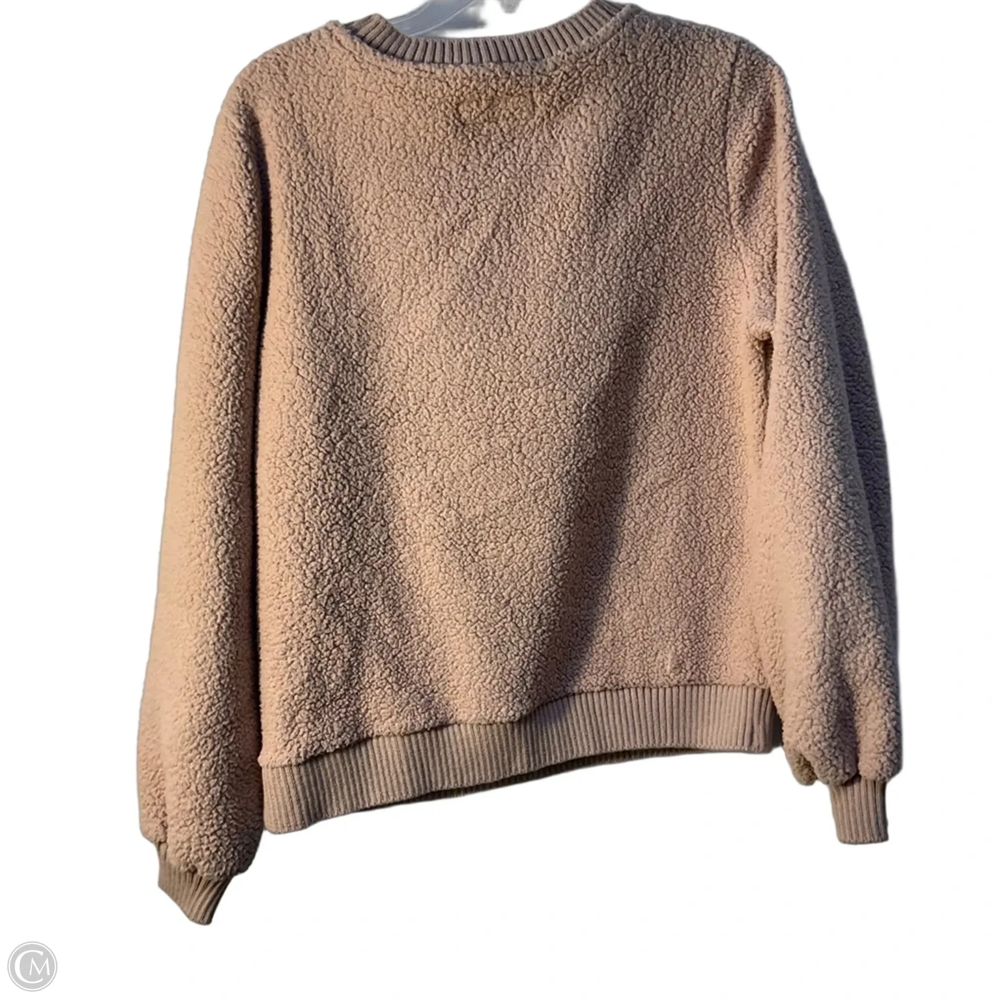 Sweatshirt Crewneck By Abercrombie And Fitch In Pink, Size: L