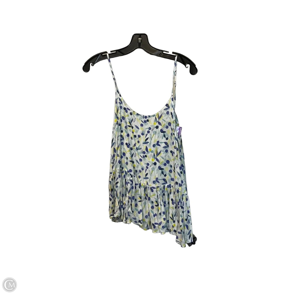 Top Sleeveless By Old Navy In Blue & White, Size: M