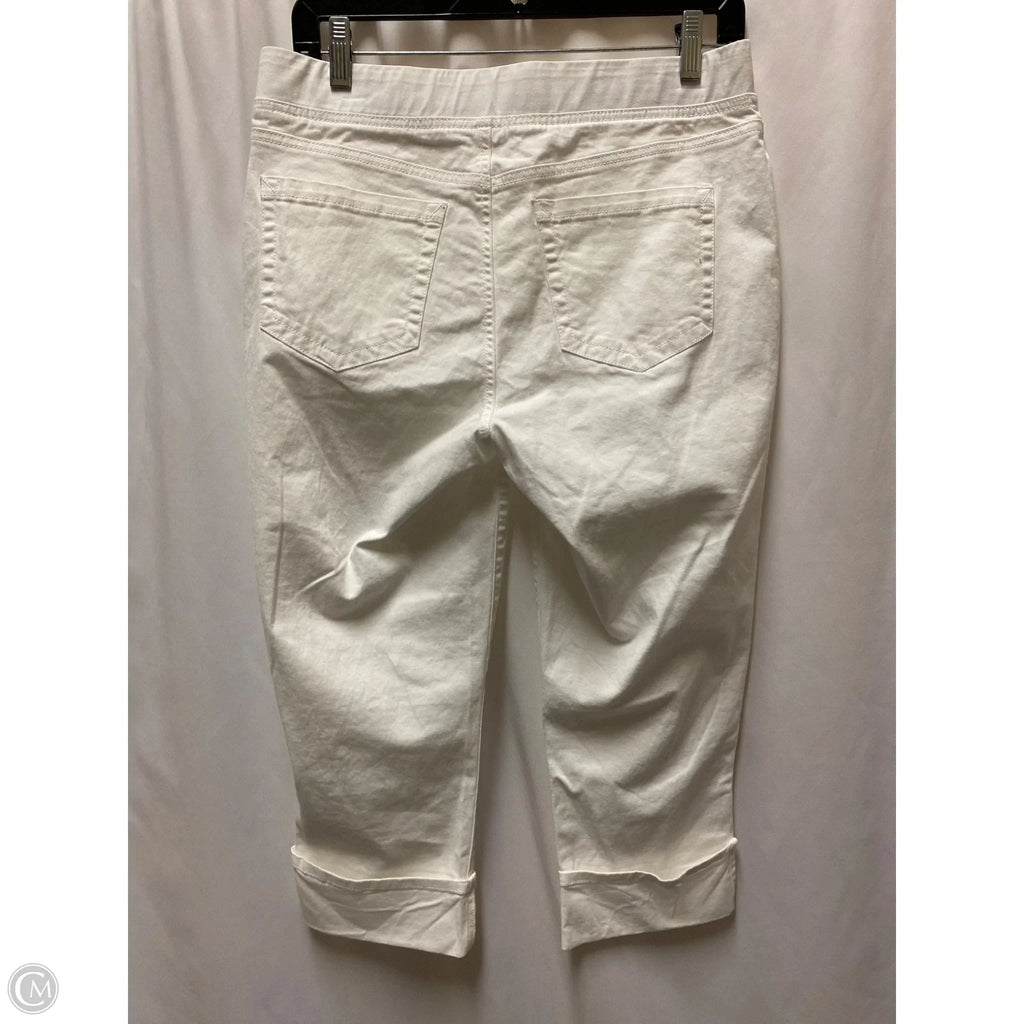 Capris By Just Be In White, Size: S
