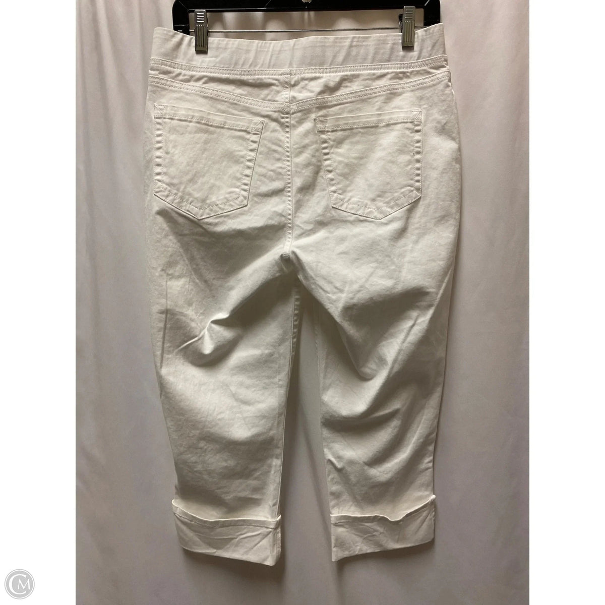 Capris By Just Be In White, Size: S
