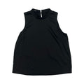 Blouse Sleeveless By Charlie B In Black, Size:L