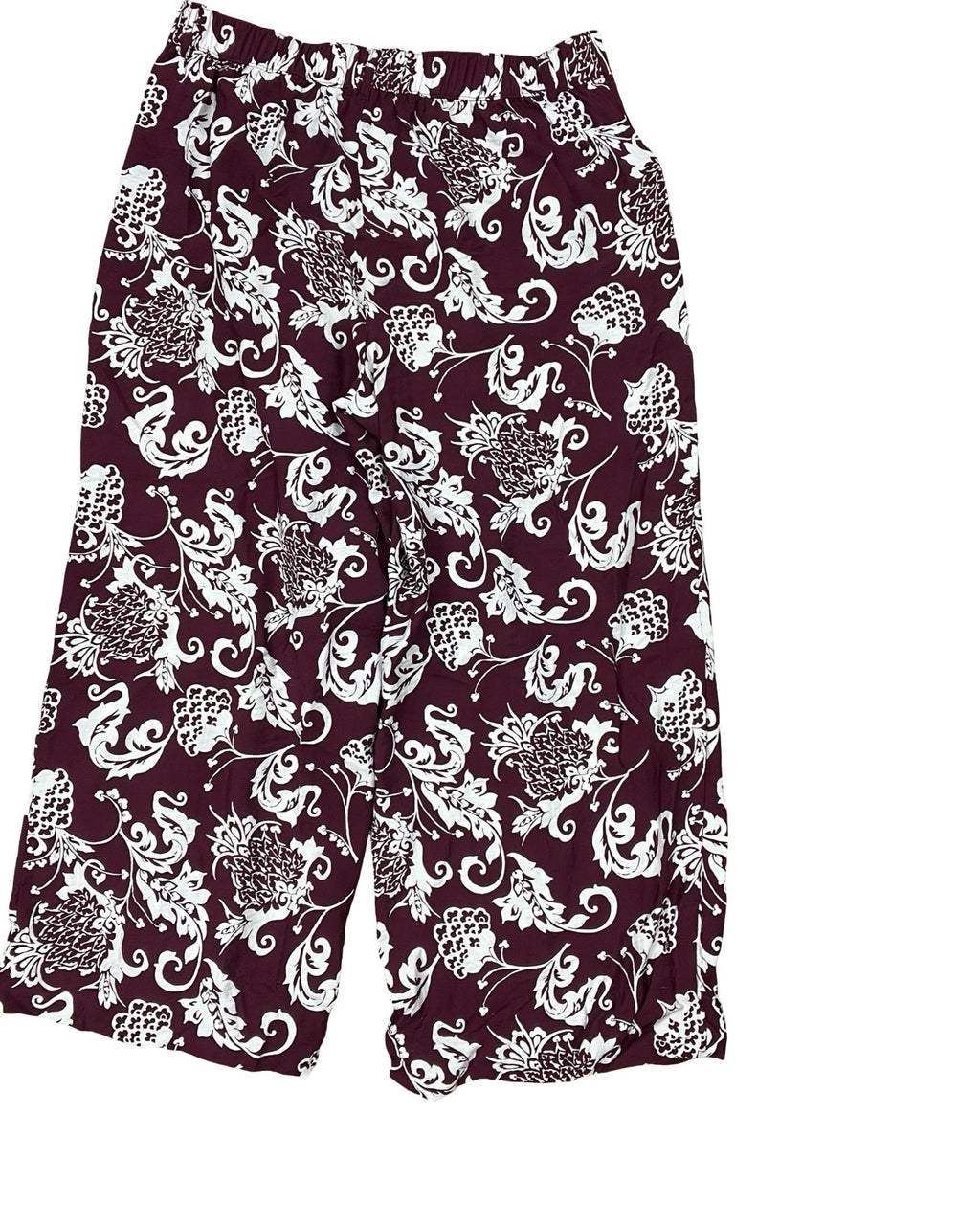Pants Lounge By Liz Claiborne In Maroon, Size:L
