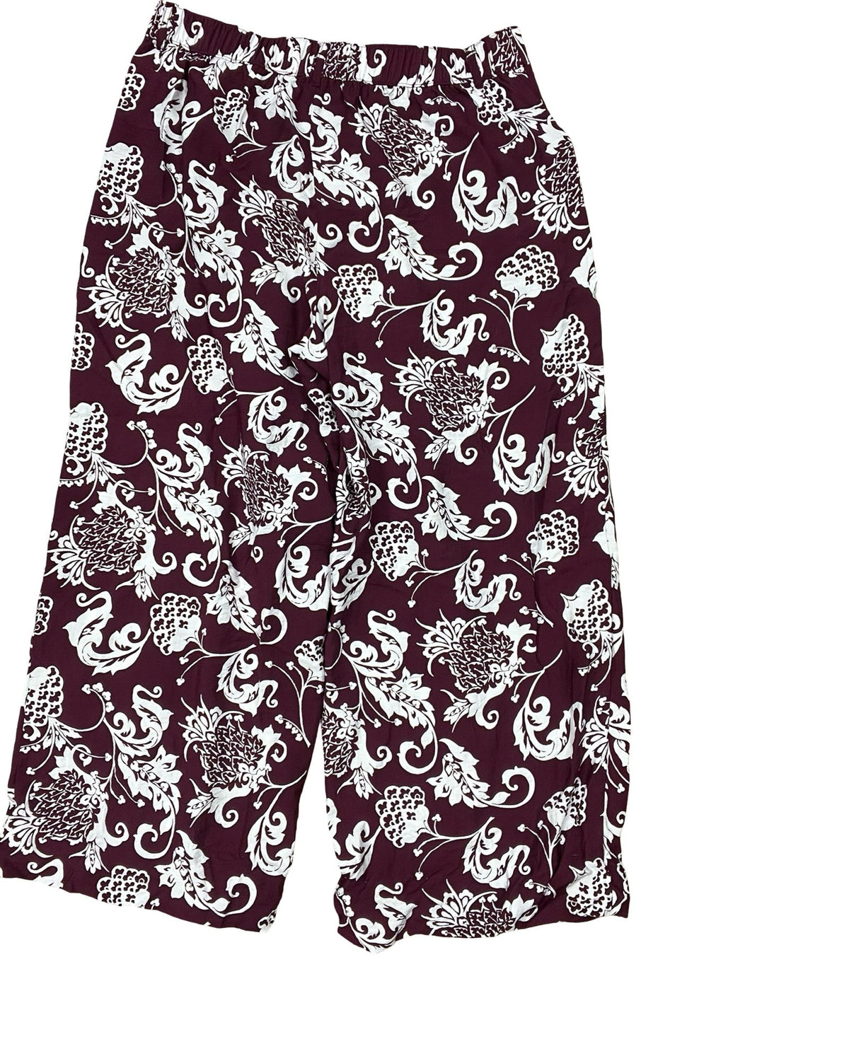 Pants Lounge By Liz Claiborne In Maroon, Size:L