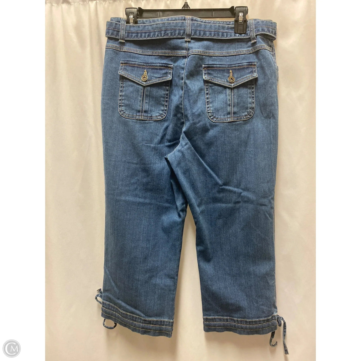 Capris By Christopher And Banks In Blue Denim, Size: 10
