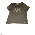 Top Short Sleeve By Michael By Michael Kors In Black, Size: 2x
