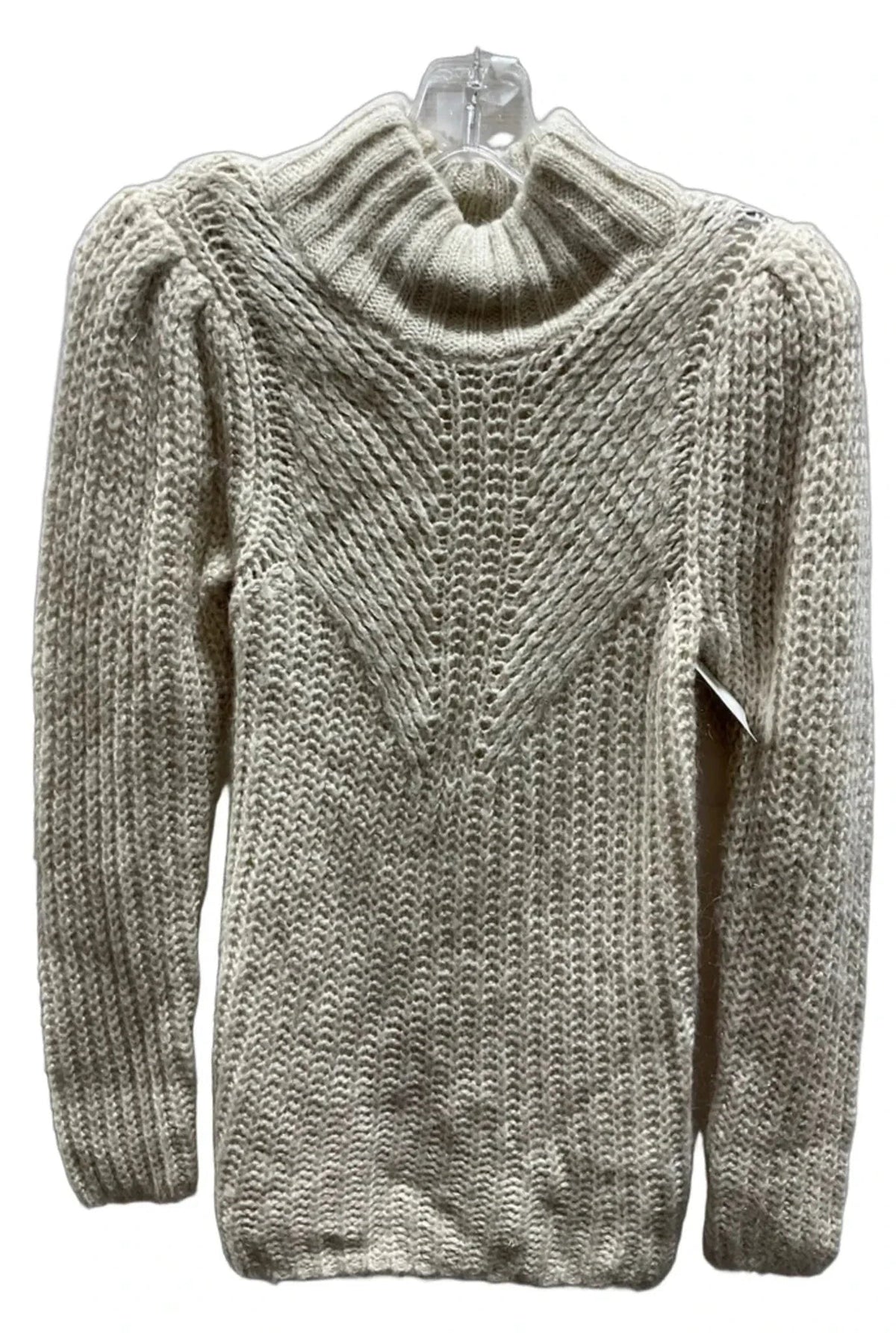 Sweater By Express In Cream, Size: S
