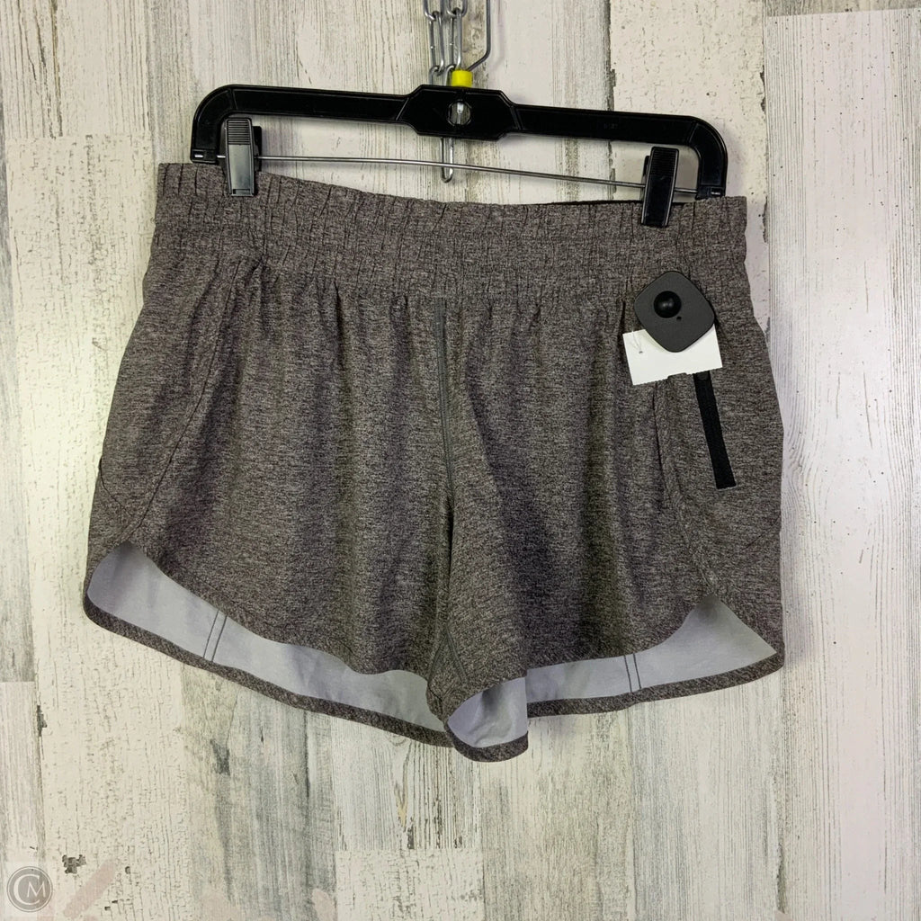 Athletic Shorts By Lululemon In Grey, Size: 12