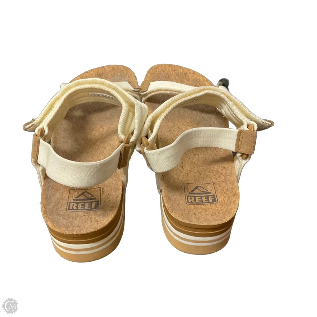 Sandals Flats By Reef In Cream, Size: 8