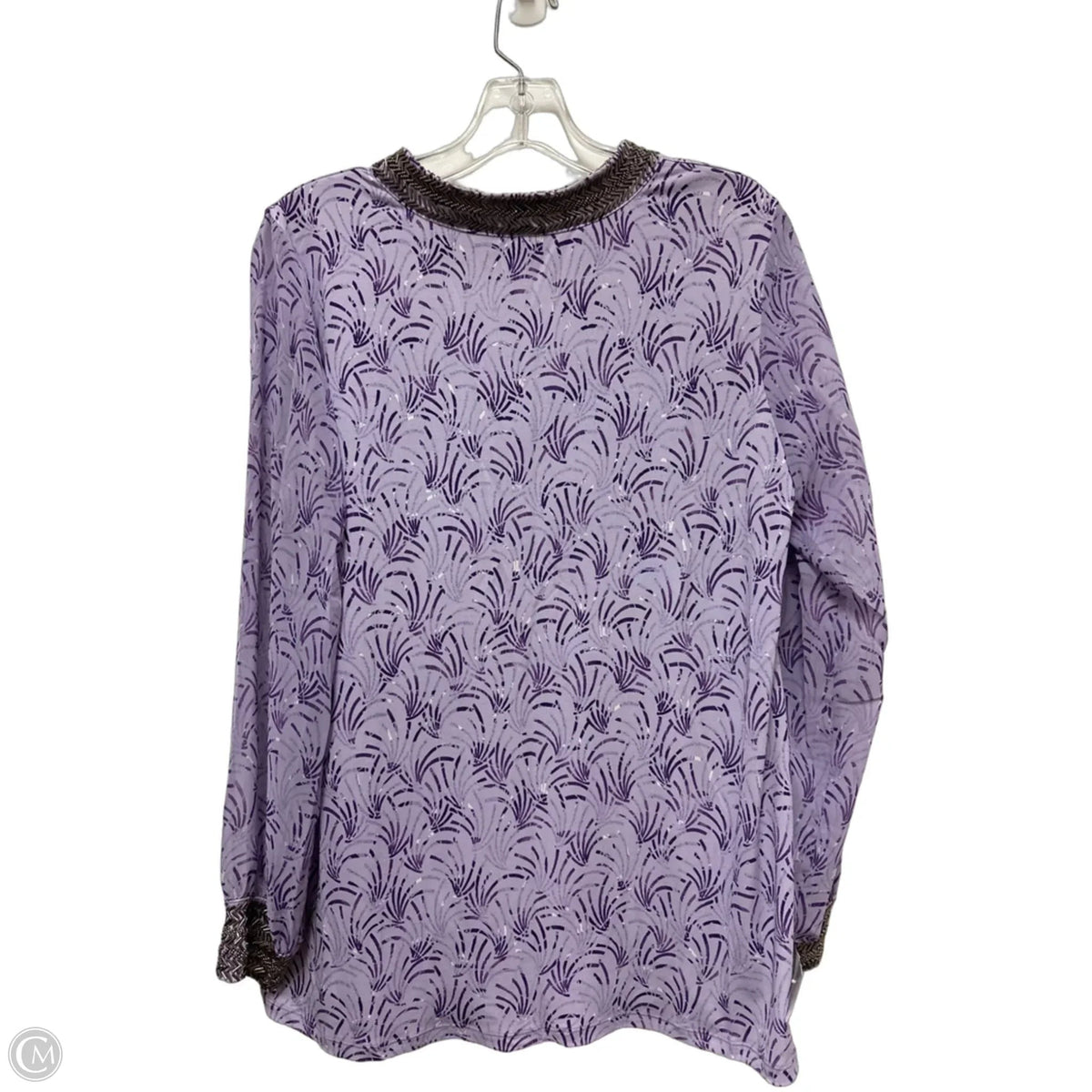 Top Long Sleeve By Alfani In Purple, Size: M