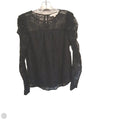 Top Long Sleeve By Loft In Black, Size: M